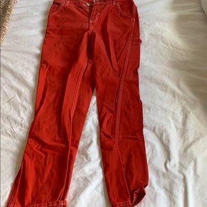 Red BDG Cargo pants